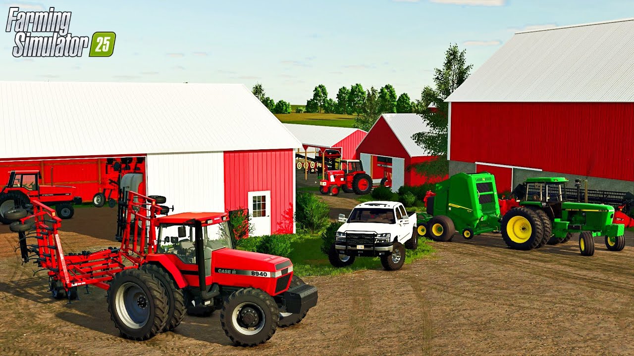 ТУР ПО СЕЛЬСКОХОЗЯЙСТВЕННОЙ ТЕХНИКЕ В ФЛИНТ-ХИЛЛС! | FARMING SIMULATOR 25 (РОЛЕВАЯ ИГРА)