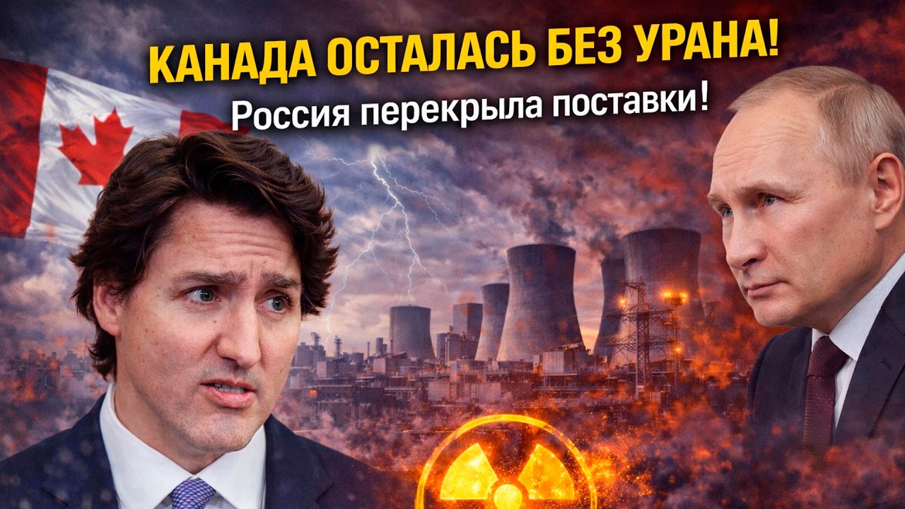 КАНАДА ОСТАЛАСЬ БЕЗ УРАНА Россия перекрыла поставки  АЭС останавливаются одна за другой