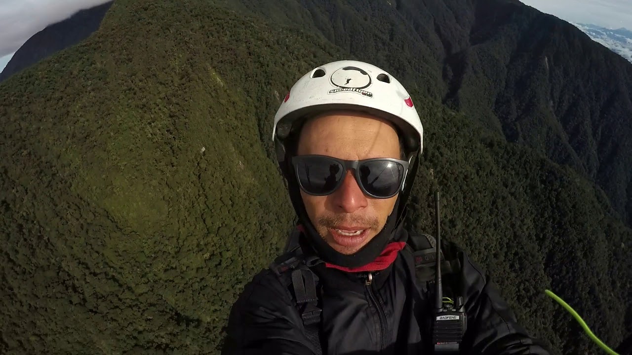 first paragliding flight from Tatama National Natural Park, Colombia