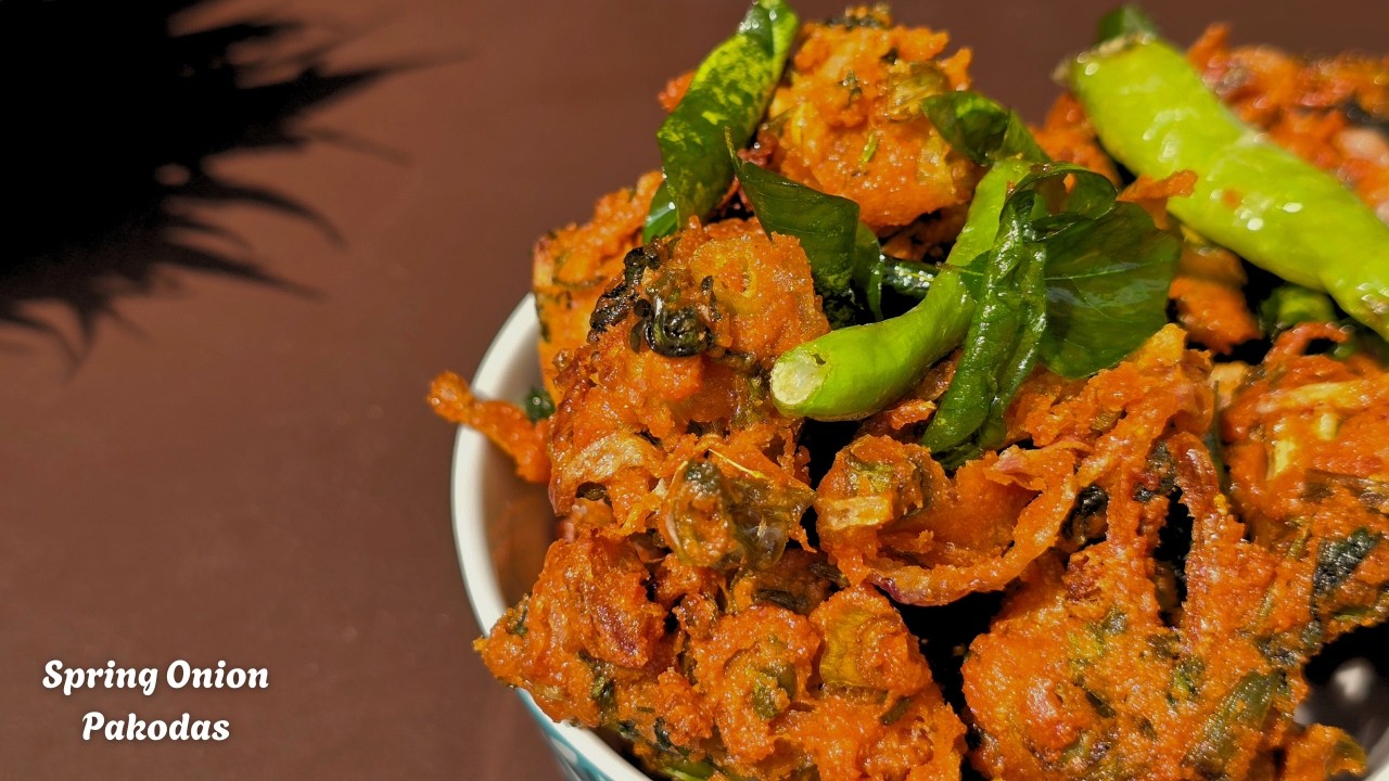 Spring Onion Pakodi | Perfect Tea Time Snack | Pakodi Lovers Must Try | Indian snacks | quick snack