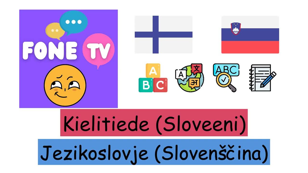 Kielitiede (Sloveeni) (fi-sl)
