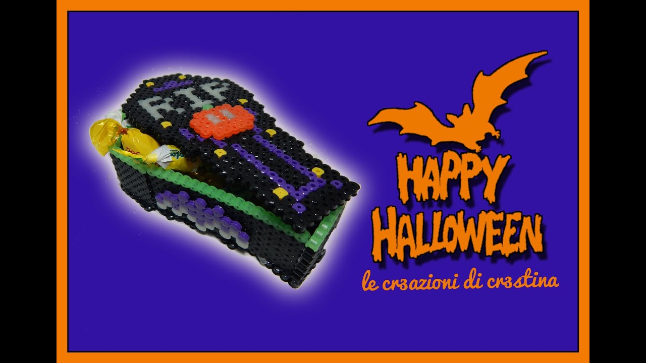 BARA 3d per Halloween con HAMA BEADS/PYSSLA - DIY Trick or Treat?
