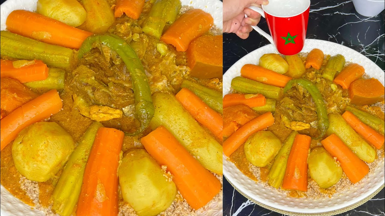كسكس خماسي بالخضر كيجي خفيف و لذيذ و معلك متشبعوش منو😋