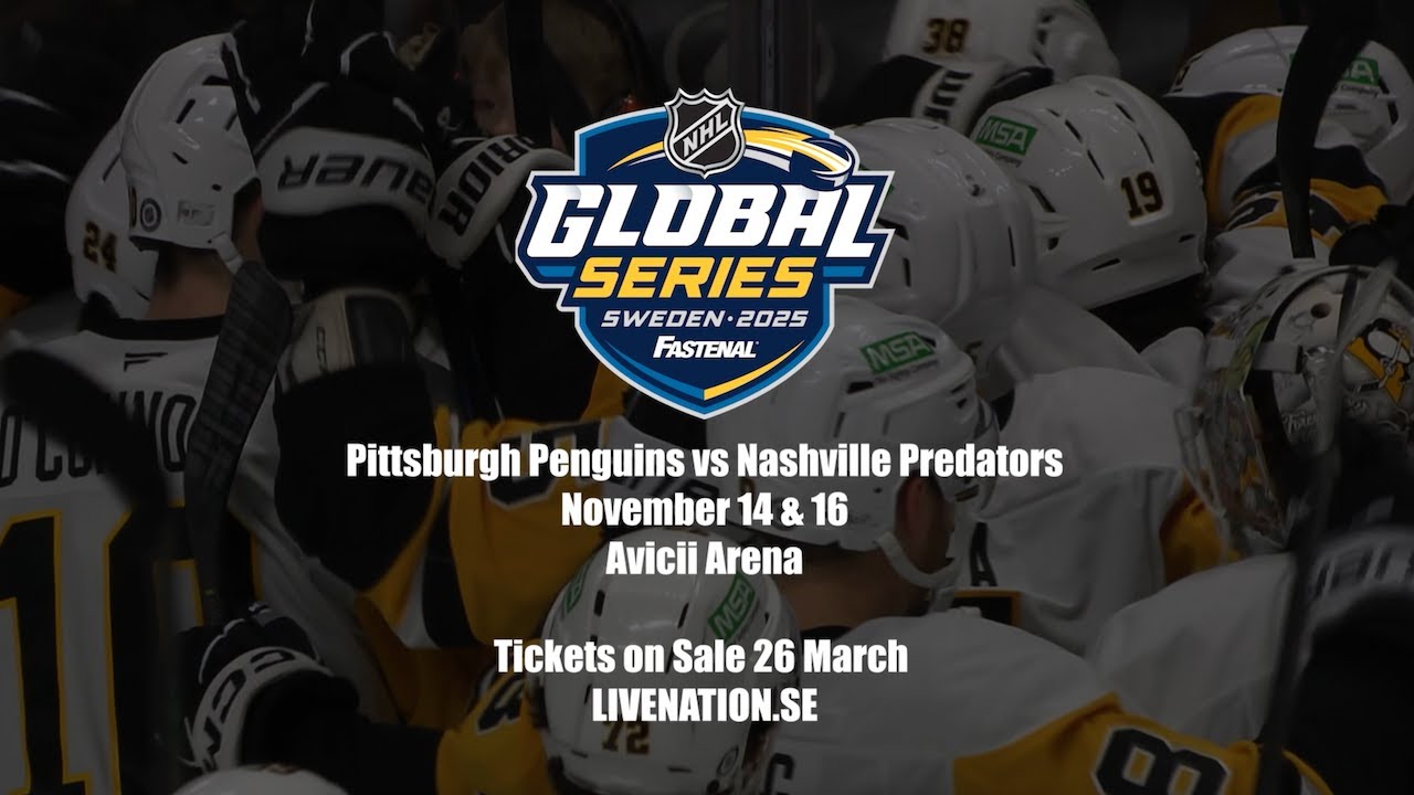 The NHL returns to Sweden for the NHL 2025 Global Series