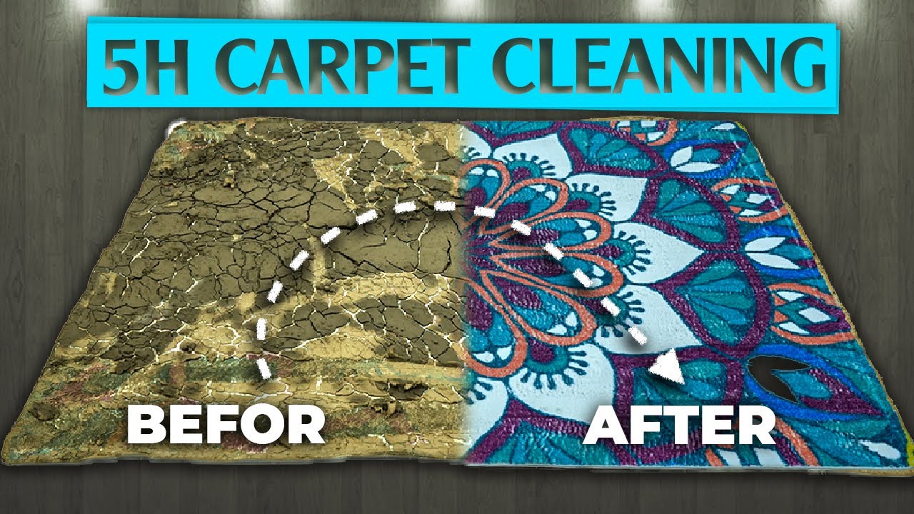 5 Hour For Deep Sleep - Relaxing Carpet Cleaning for Good Sleep - Carpet Cleaning ASMR