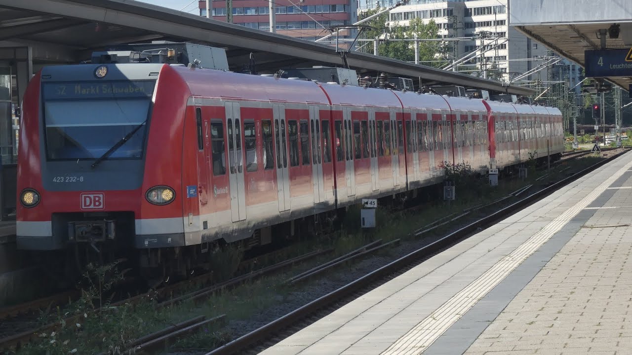 S-Bahn München: BR423 in Deisenhofen und Pulling (S1,S3) / S-Bahn Munich: Type 423 on lines S1 & S3