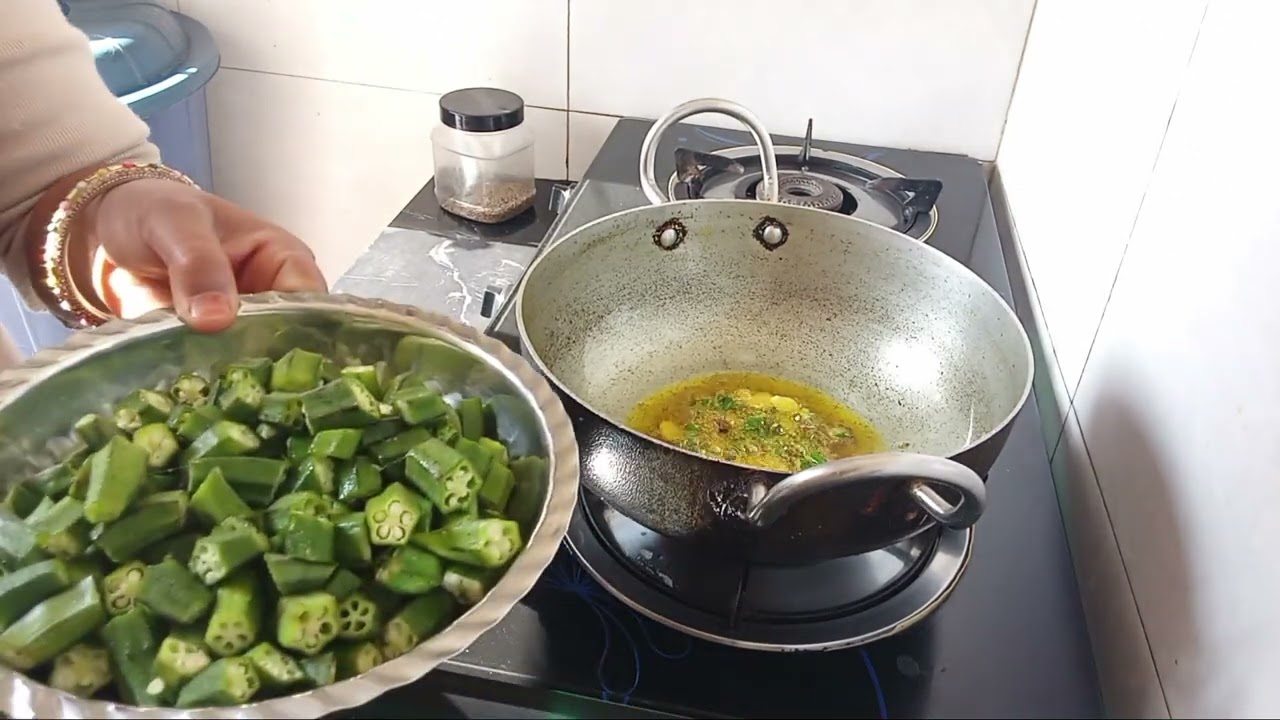 Bhindi.lady finger recipe