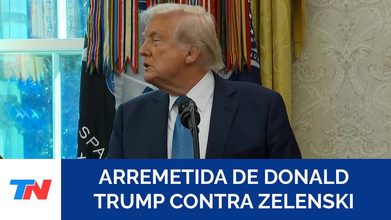 UCRANIA: Donald Trump arremete contra Zelenski por no aceptar la anexión de Crimea por Rusia