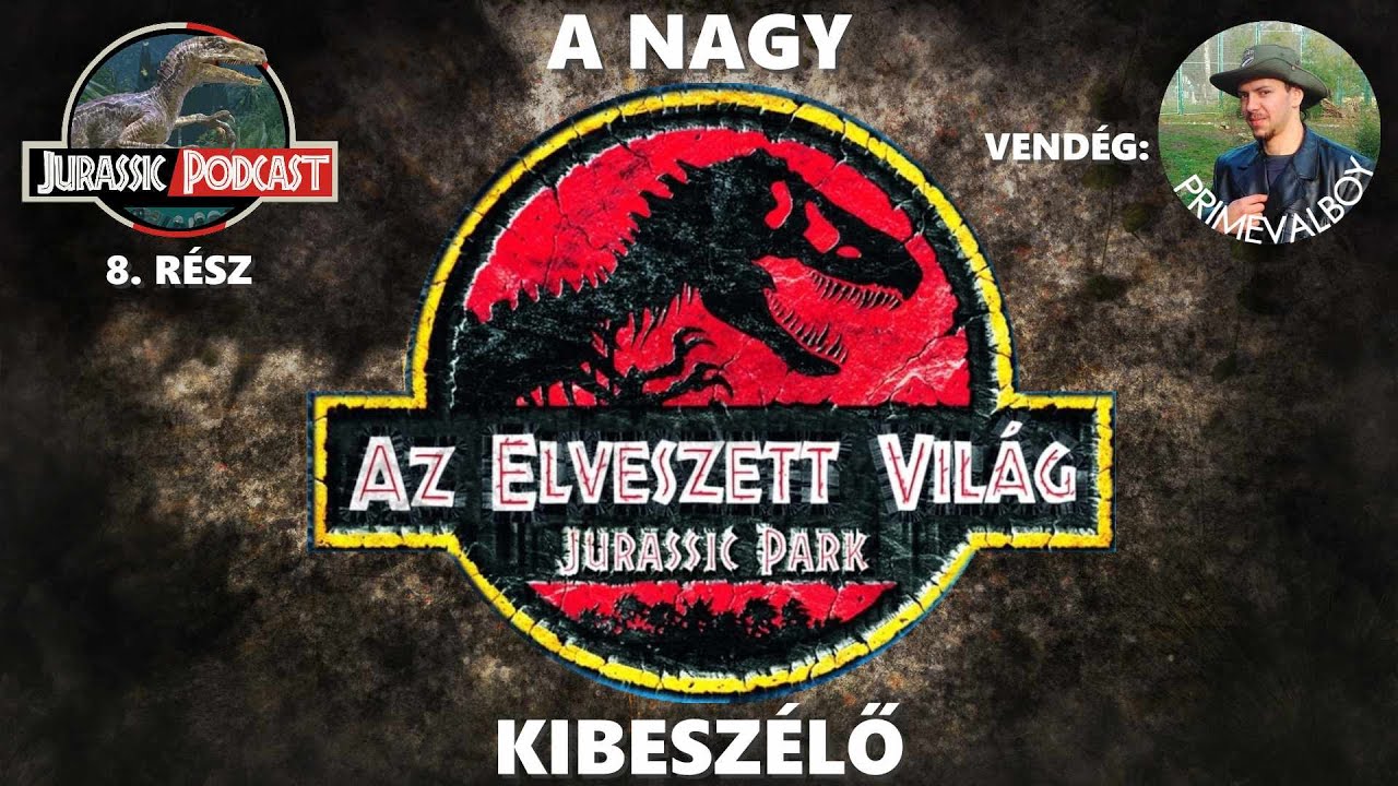 A NAGY AZ ELVESZETT VILÁG: JURASSIC PARK KIBESZÉLŐ! |Jurassic Podcast| \8. rész\ vendég: Primevalboy