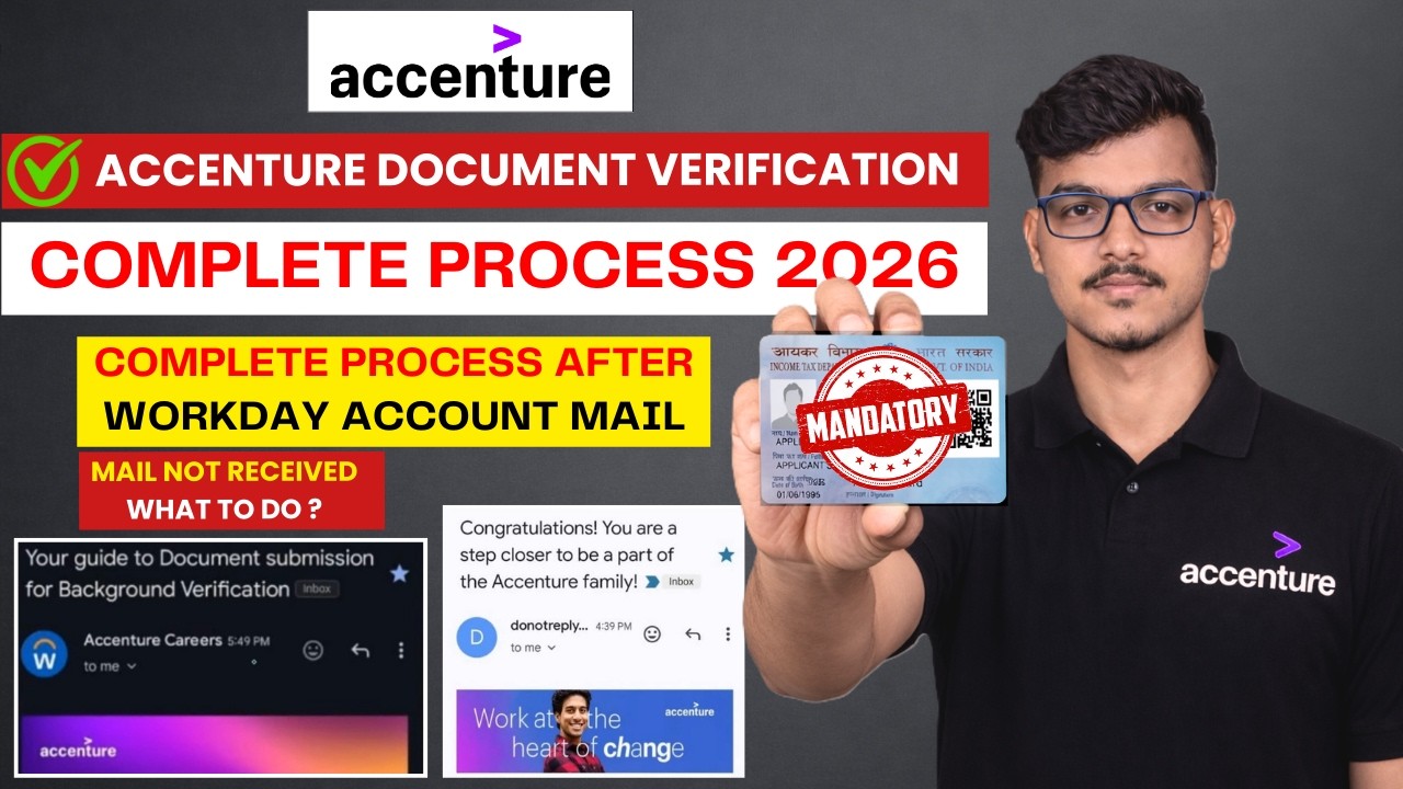 🔴 LIVE | accenture document verification process | accenture results I accenture update
