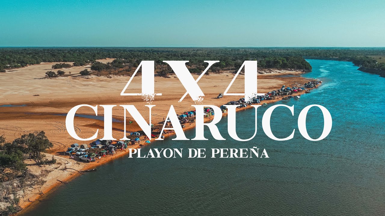 CINARUCO 4x4 explorando el playon de pereña