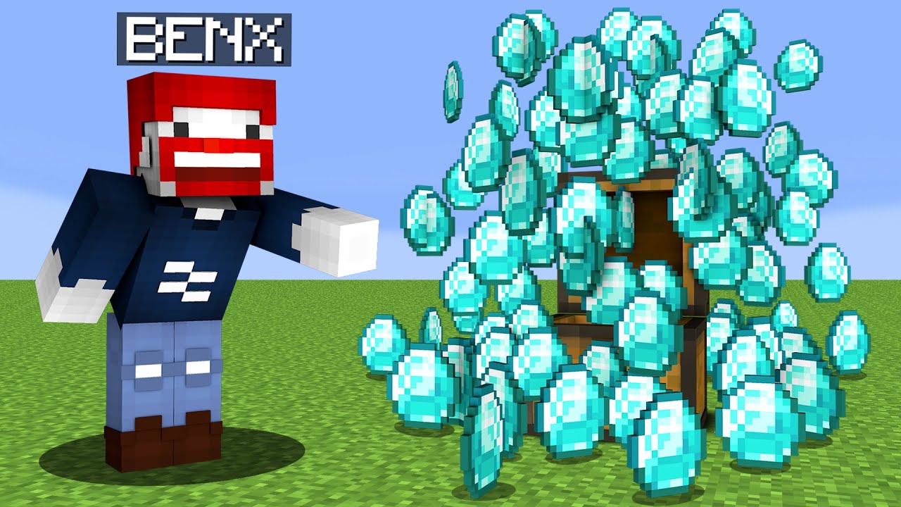 UNENDLICH DIAMANTEN mit CHEATS! in Minecraft