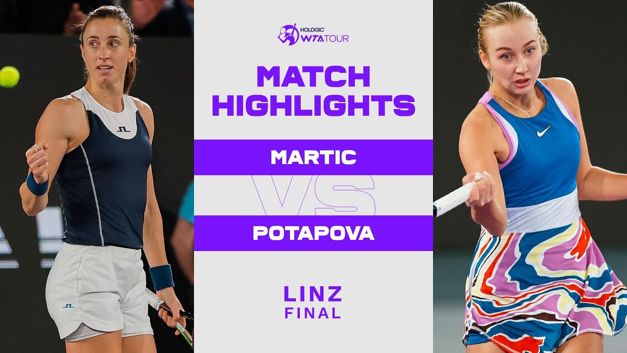 Petra Martic vs. Anastasia Potapova | 2023 Linz Final | WTA Match Highlights
