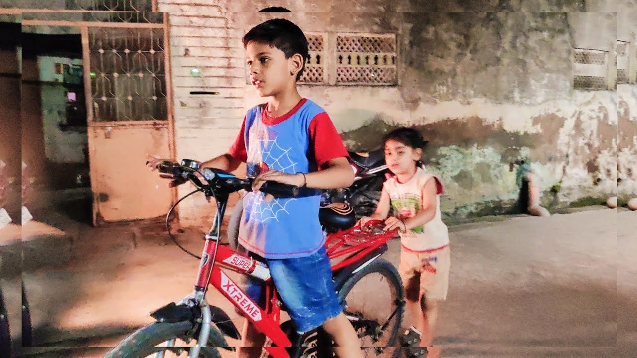 पेट भर गया साइकिल चला के Nanuu Totoo 🛸  Shubham Kachhawa Vlogs