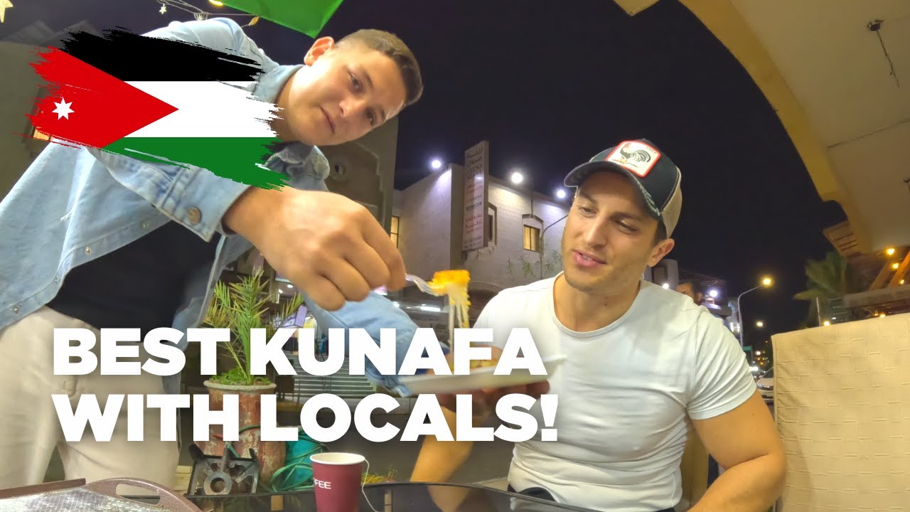 World's Best Kunafa in Aqaba, Jordan 🇯🇴  (with Locals)