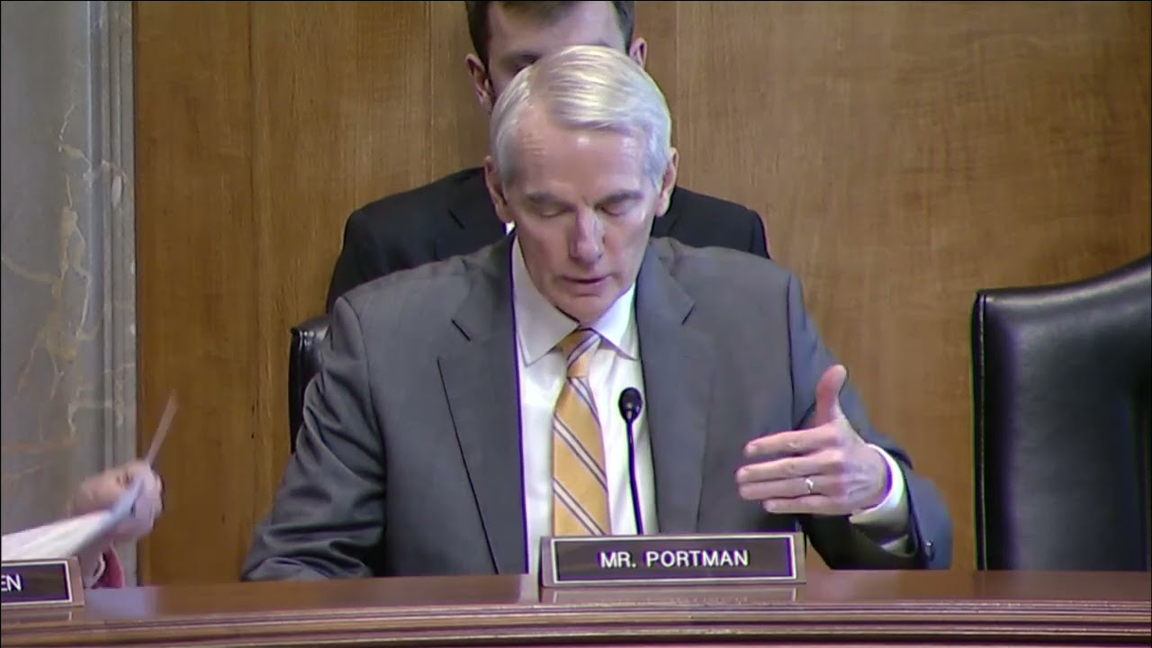 Portman Delivers Opening Remarks at SFRC Hearing to Consider European Ambassador Nominees