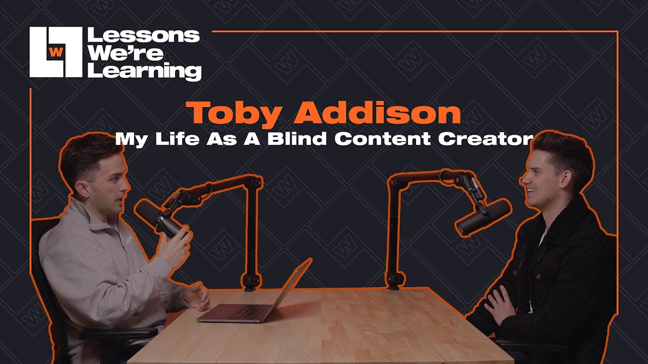 E1: Toby Addison, My Life As A Blind Content Creator