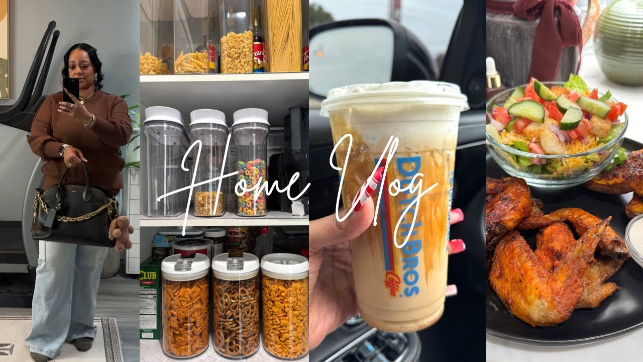 HOME VLOG | COOKING | ORGANIZING MY PANTRY | GROCERY HAULS + MORE!