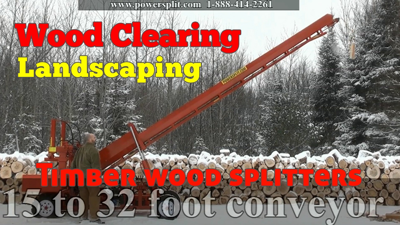 World's Fastest Log Splitter With A 3000-Pound Log Lift See How Fast And Easy It Cuts The Logs