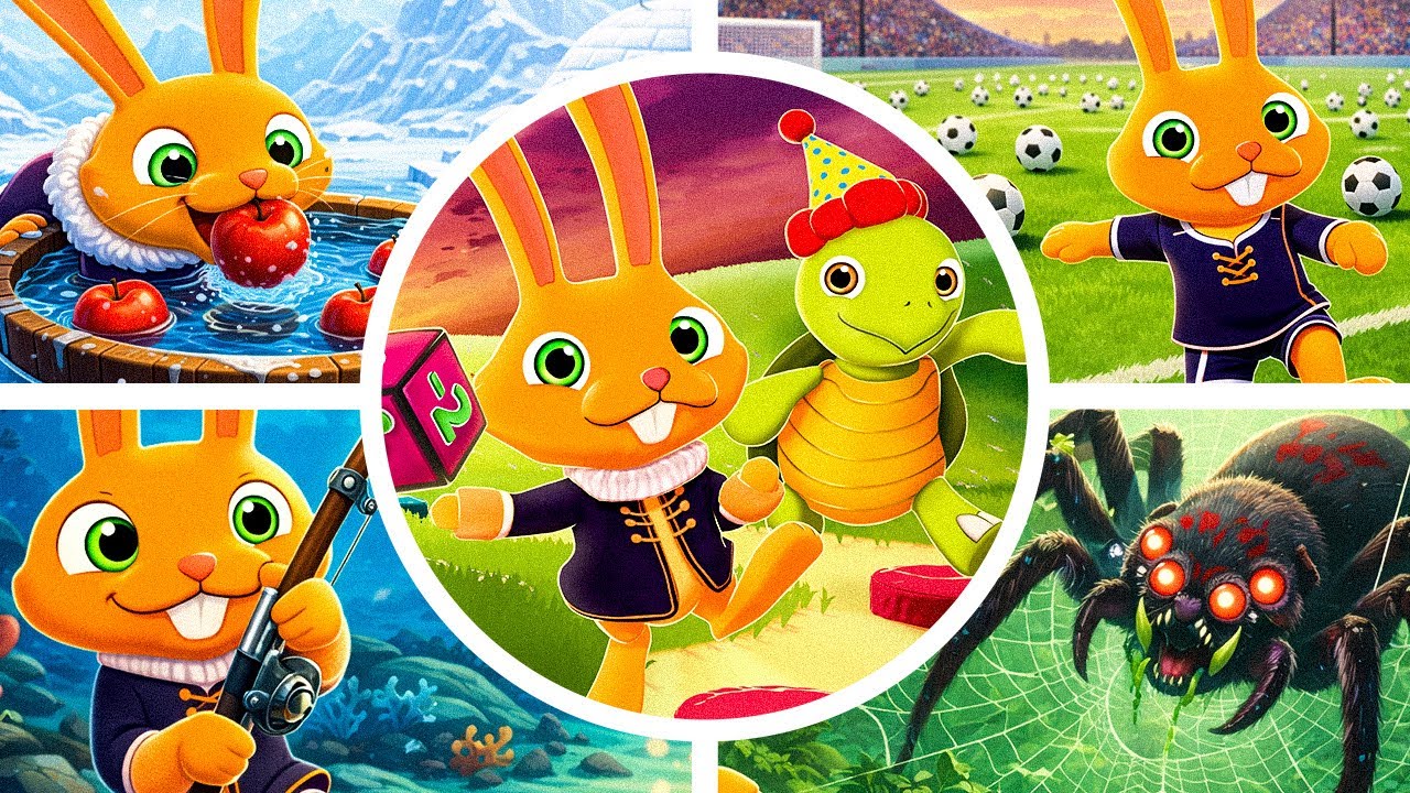 RUNNING FABLE PETITE PARTY | ВСЕ МИНИ-ИГРЫ 🎮💪