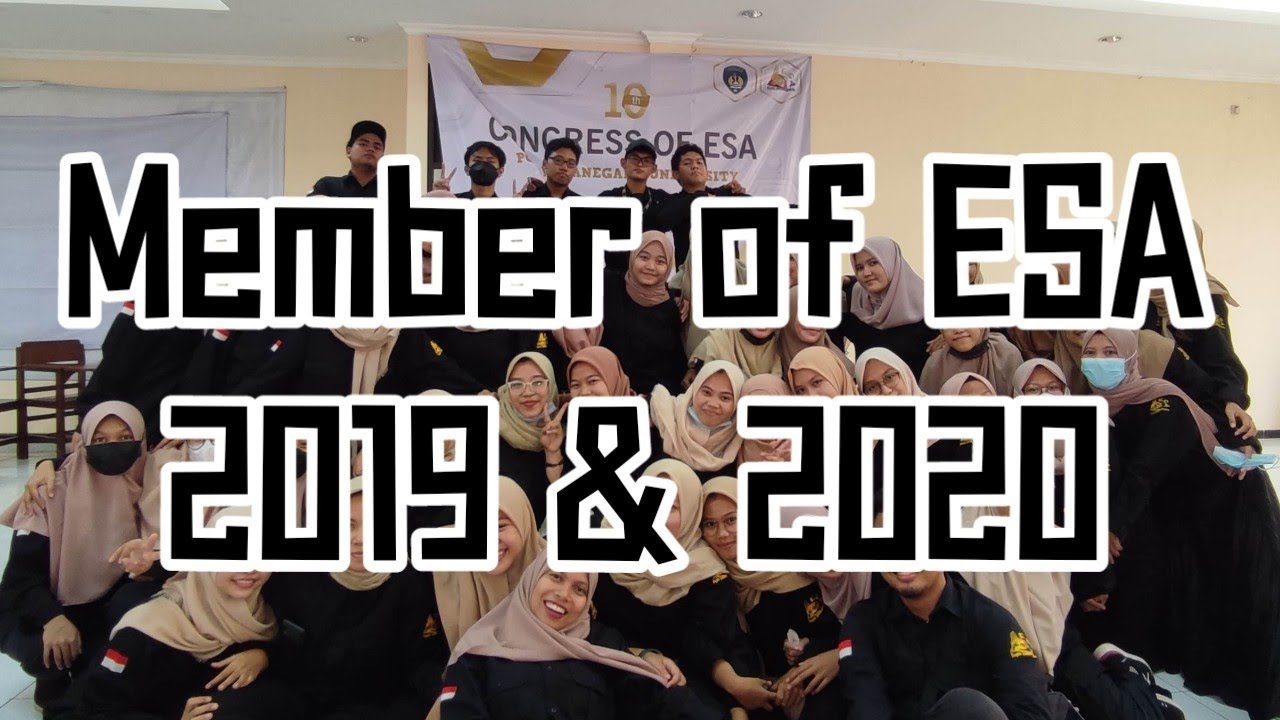 Members of English Student Association (ESA) 2019-2020