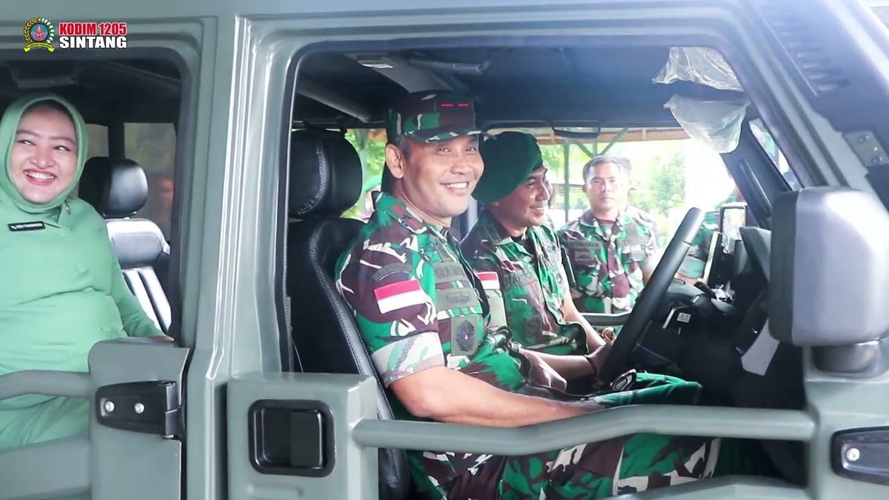Kunjungan Komandan Korem 121/ABW Di Kodim 1205/Sintang