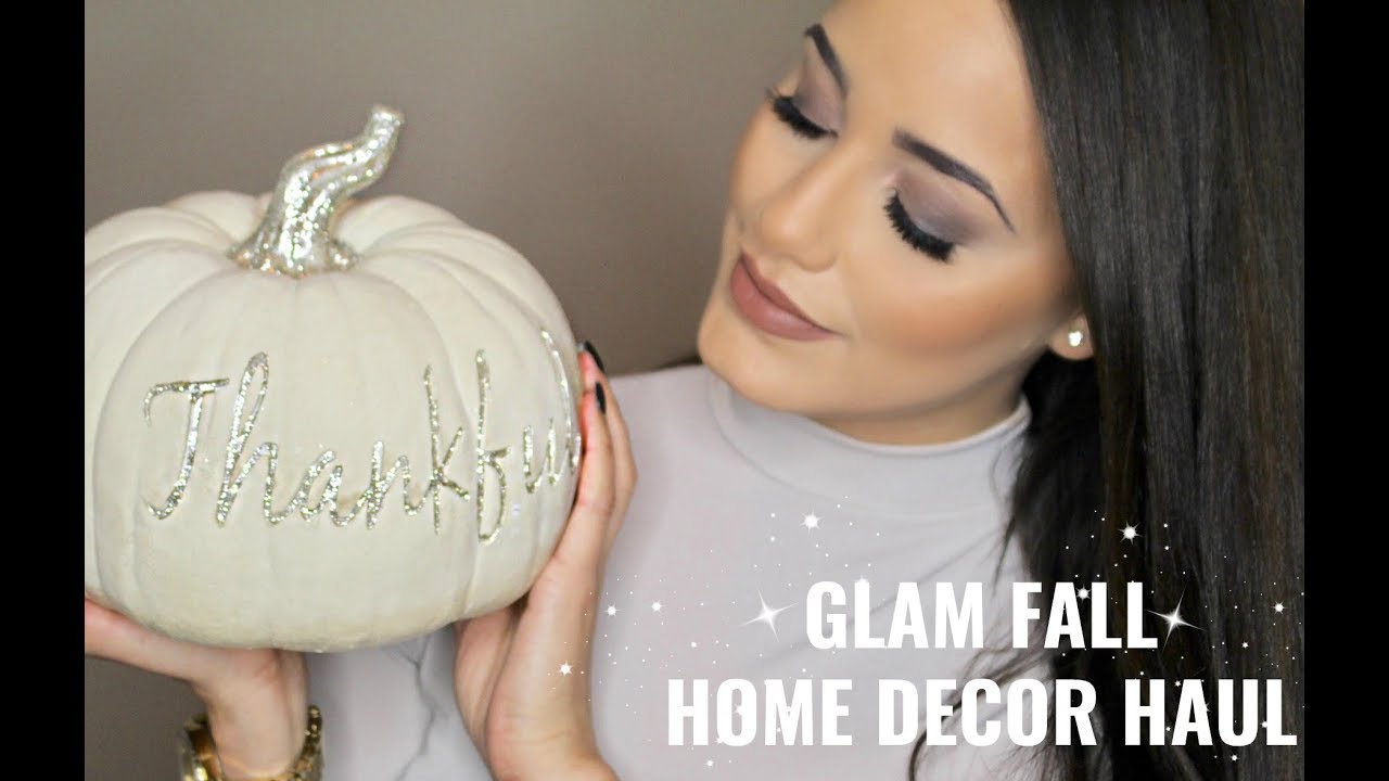 GLAM FALL HOME DECOR HAUL - TJMAXX