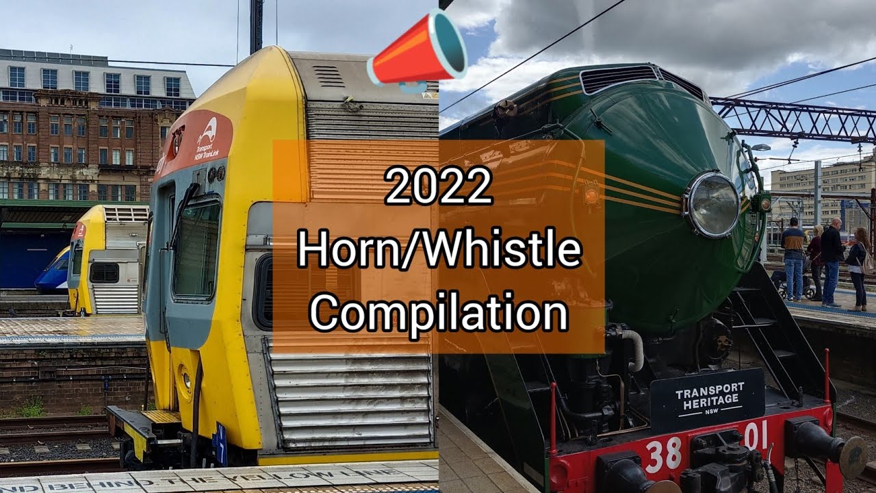 2022 Train Horns/Whistles Compilation