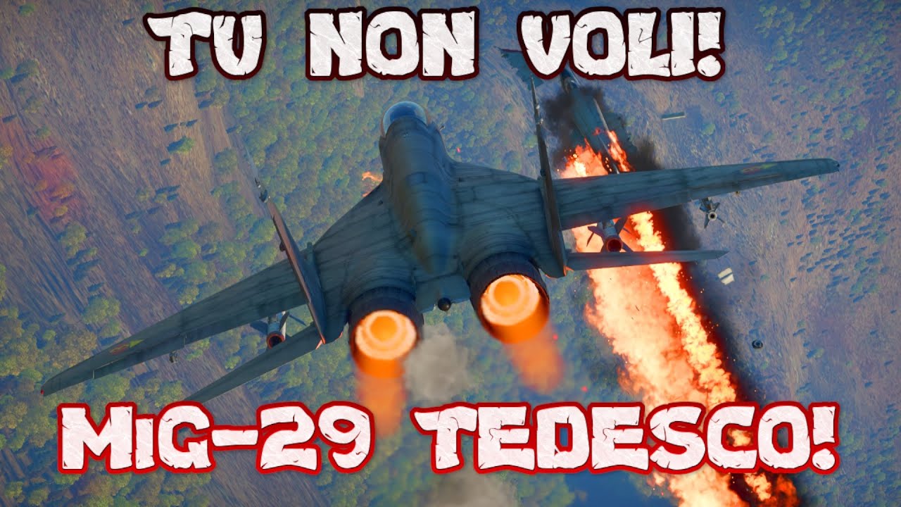 NO FLY ZONE CON MiG-29 TEDESCO! - War Thunder ITA