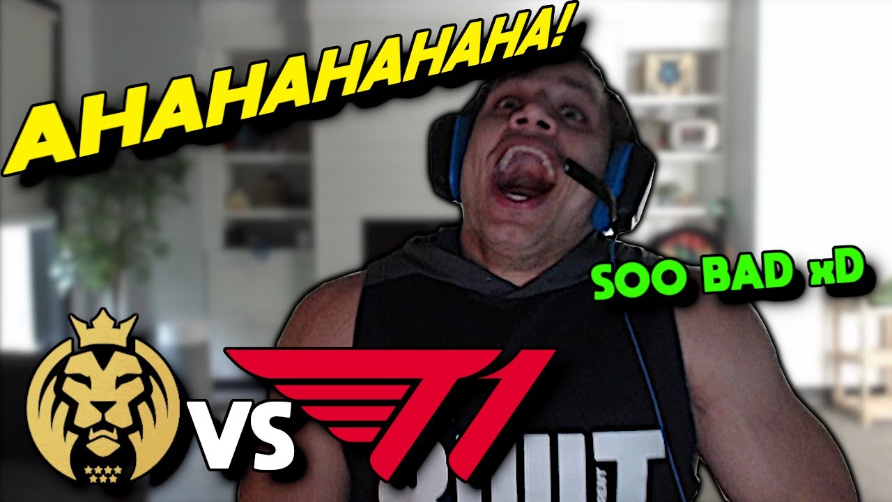 Tyler1 ŚMIEJE SIĘ z wynik&oacute;w MSI w UE &ndash; MAD kontra T1