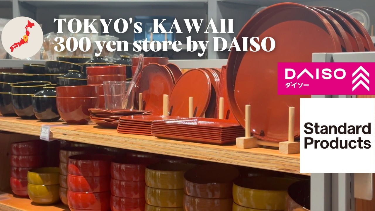 Shopping at Standard Products 300-Yen Store in Japan｜You can also buy Japanese souvenirs.