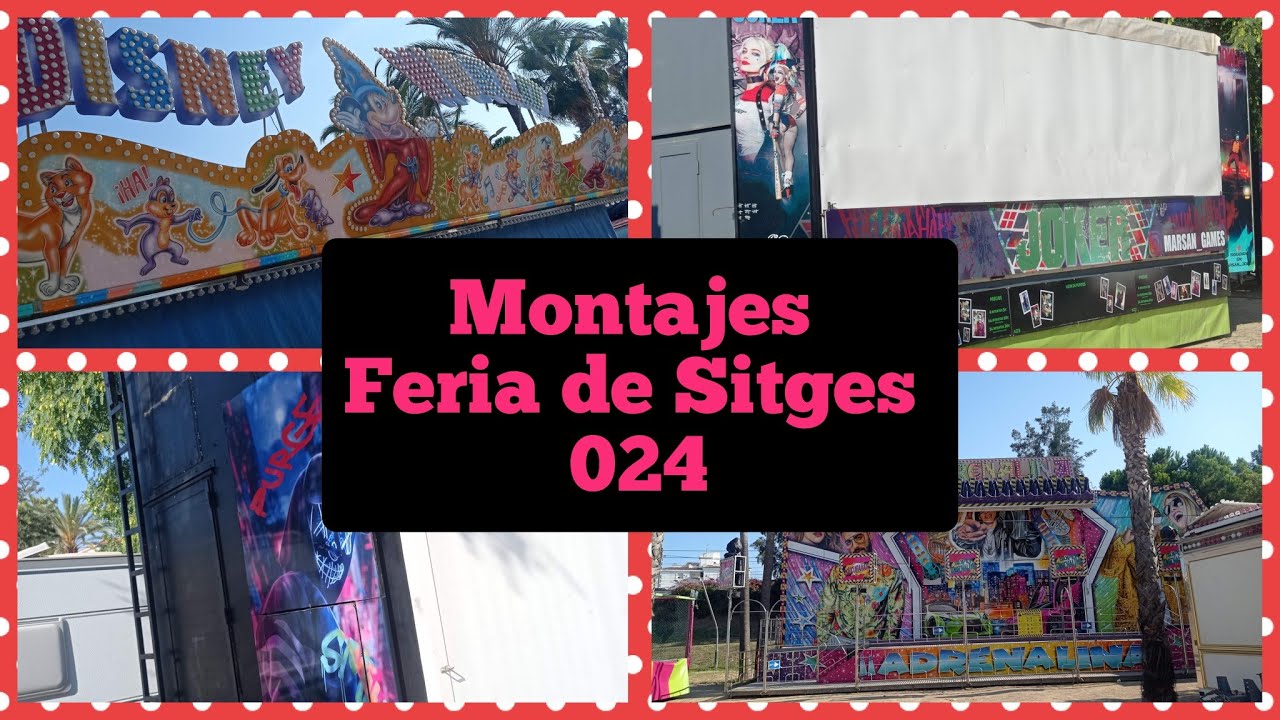 Montajes feria de atracciónes de Sitges 024