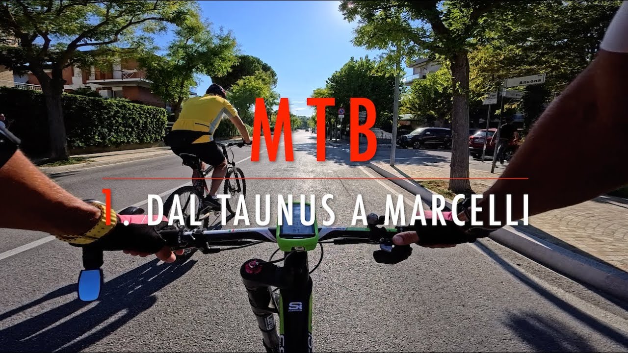 4K HDR 🔴 MTB con Giovanni 🔴 1. Dal Taunus a Marcelli 🔴 Insta360 Ace Pro 2 🔴 18.8.2025