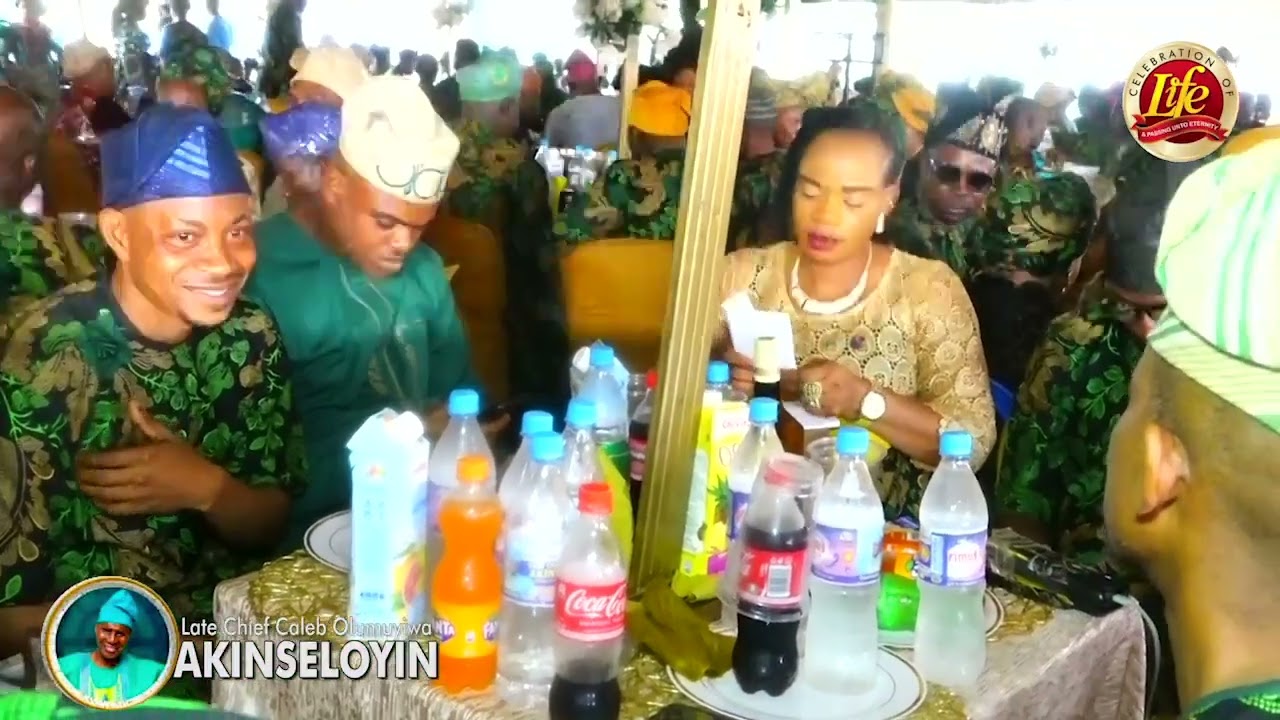 ENTERTAINMENT OF GUEST IN HONOUR OF CHIEF CALEB OLUMUYIWA AKINSELOYIN