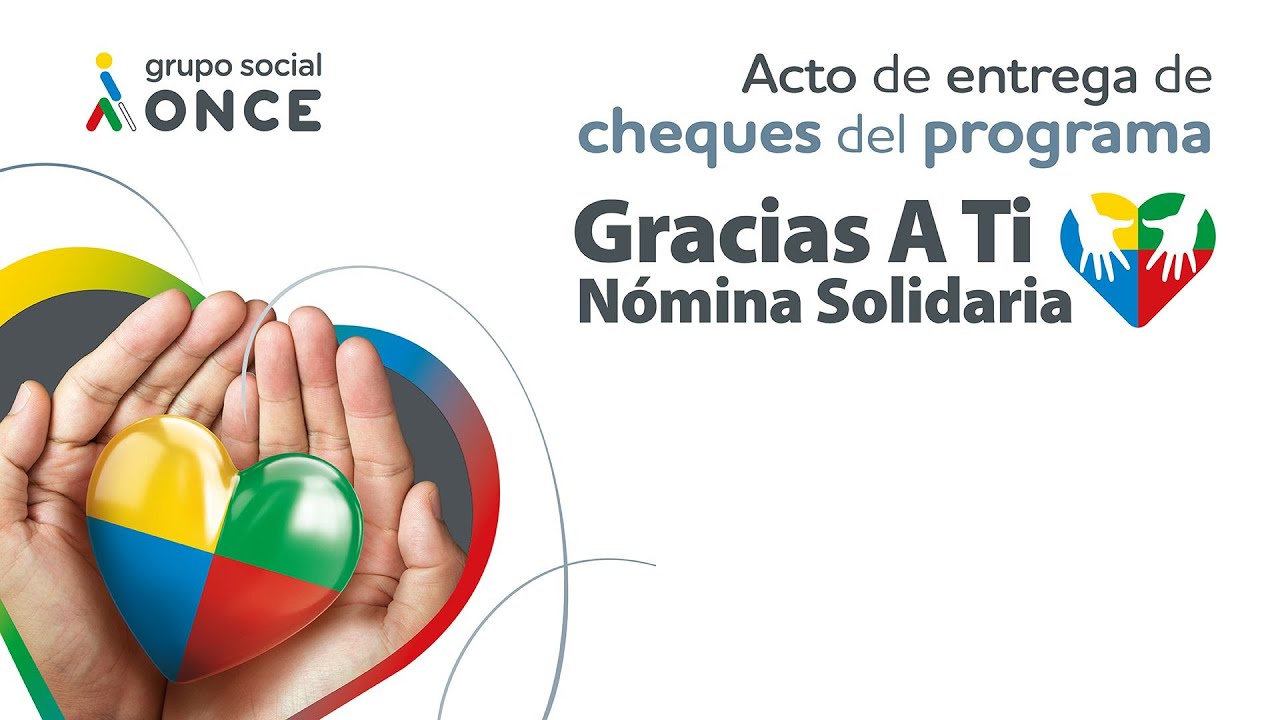 Acto de entrega de cheques del programa de nóminas solidarias 