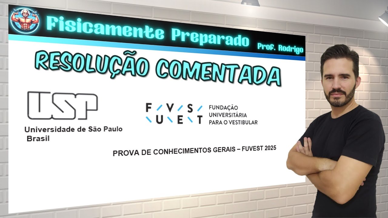 Resolução das questões de Física 1ª fase Fuvest 2025
