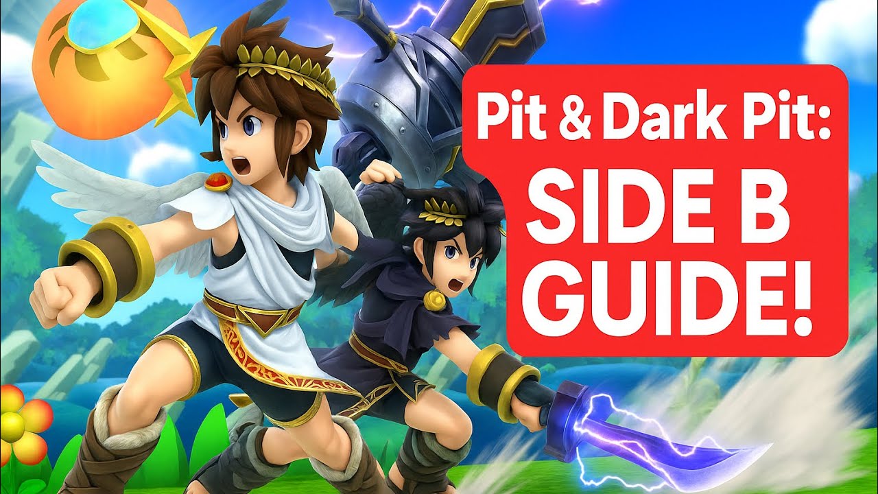 Pit/Dark Pit Side B Guide! (Smash Ultimate)