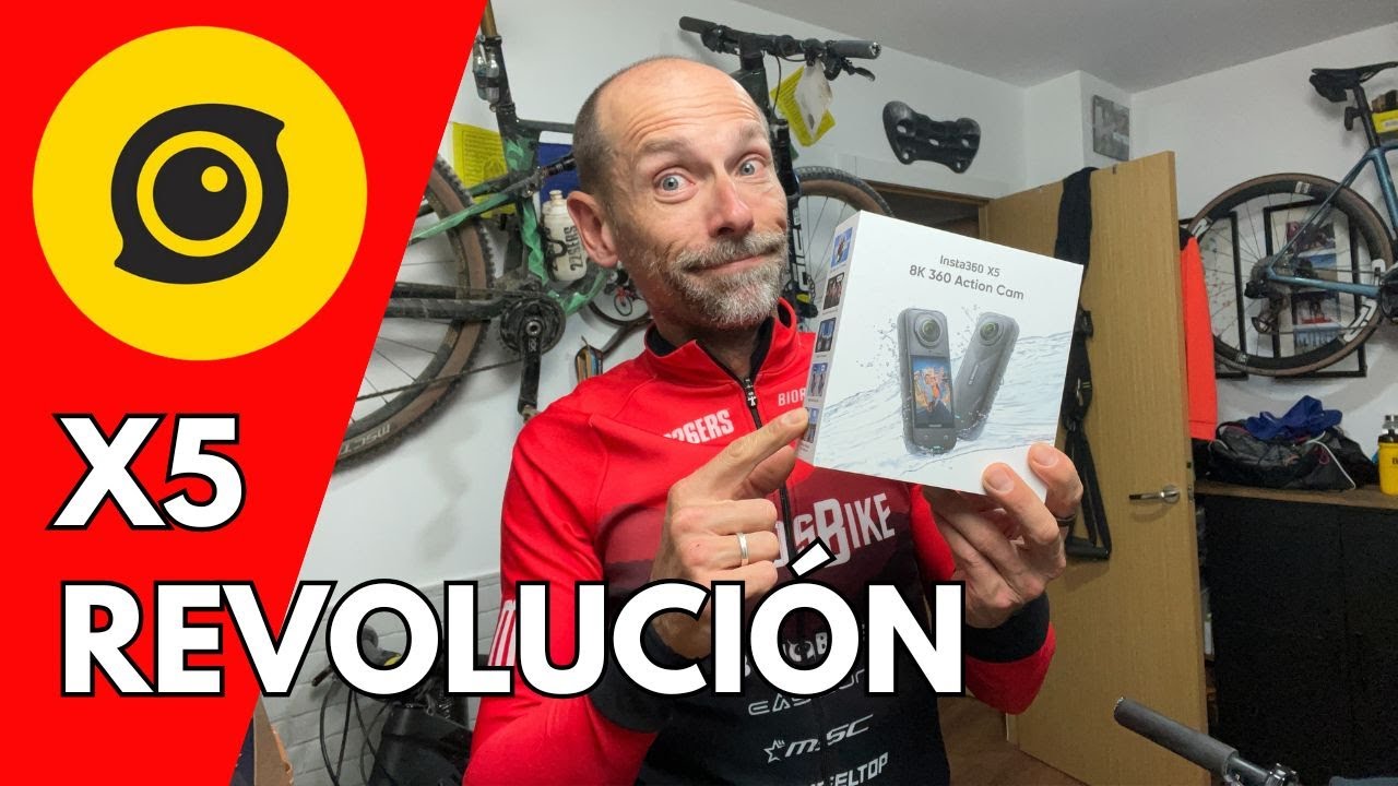 La camara mas completa para la bici insta360 X5 ¡INDESTRUCTIBLE!