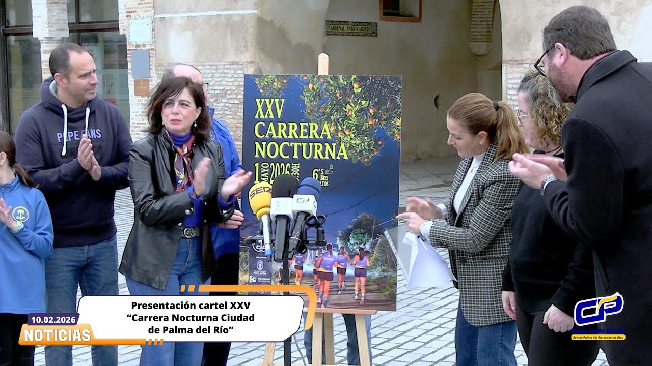 Presentado el cartel de la XXV edición de la “Carrera Nocturna Ciudad de Palma del Río”