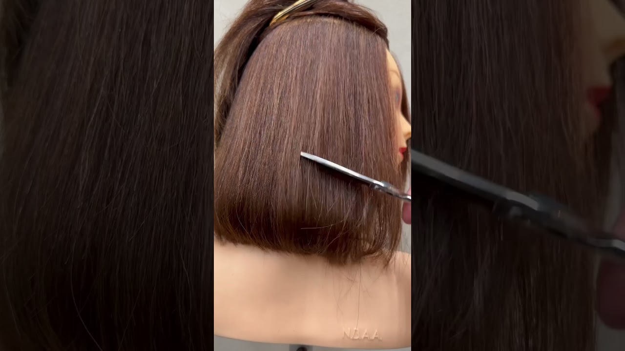 カッコいい前下がりボブ/bob #hair #haircut #헤어컷#단발펌스타일