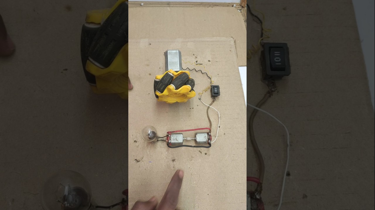 big tyre high power friction testing with use double DC motor with bulb_Dc Motor