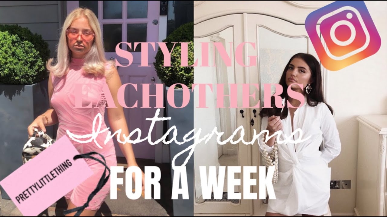 WE CHOSE EACHOTHERS INSTAGRAM OUTFITS FOR A WEEK!