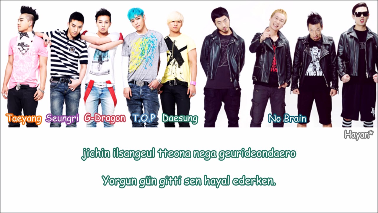 Bigbang - Oh My Friend (feat. No Brain) Turkish Sub./T&uuml;rk&ccedil;e Altyazılı [Color Coded]
