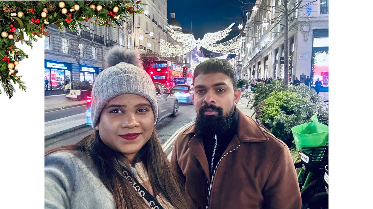 Piccadilly Circus | Christmas Street Lights | London | Goanvlogs | Konkanivlogs 