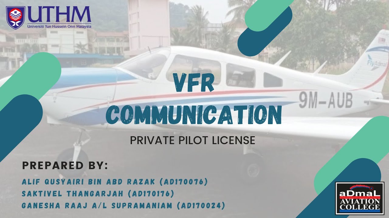 PPL Radiotelephony and VFR Communication BDL 40602