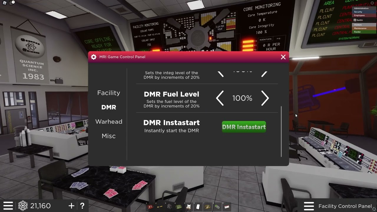 QSERF Facility Control Panel (FCP) II What does it do?
