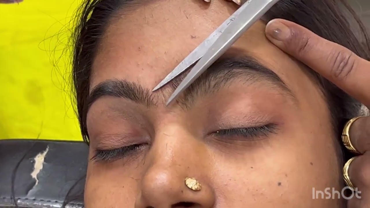 Eyebrow threading eyebrow shape eyebrow threading tutorial eyebrow shape ❤️❤️