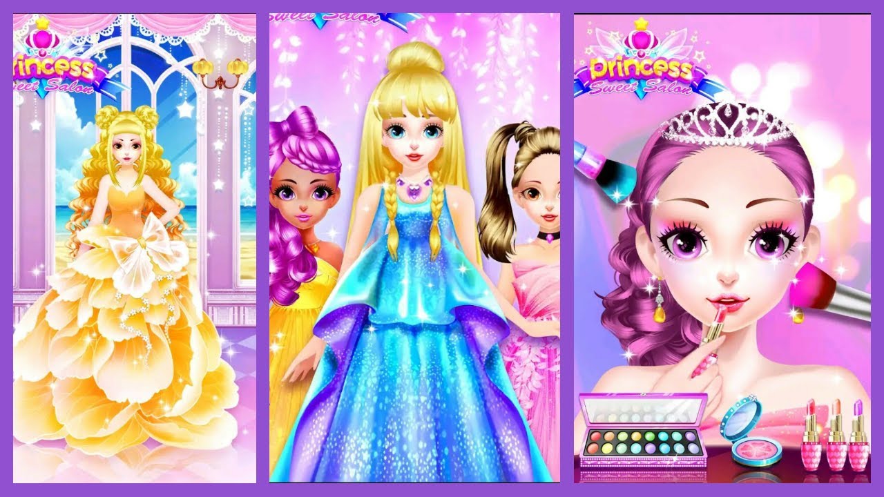 Princess Fashion salon Full HD 1080p|| Princess Dress up Games||By Joy Journey Girls
