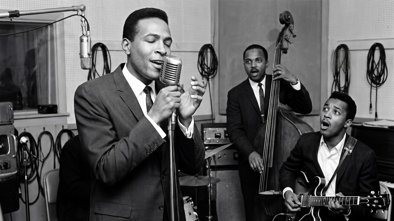 They Saw Only a Drummer — Then Marvin Gaye Grabbed the Microphone, That Day a Legend Was Born