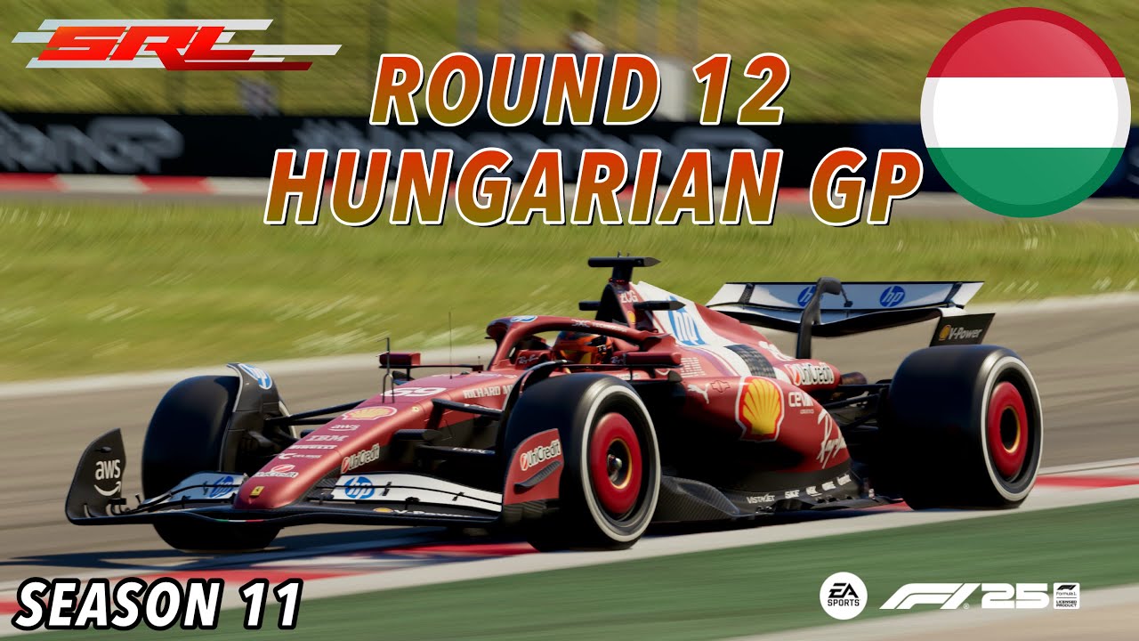 SRL League F1 Season 11 Round 12 Hungarian GP | Live POV